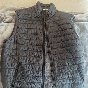 Brooks Brothers Thermore Red Fleece Golden Puffer Insulated Vest